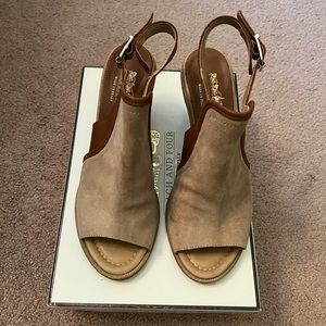 Coach and Four Block Heel Sandal